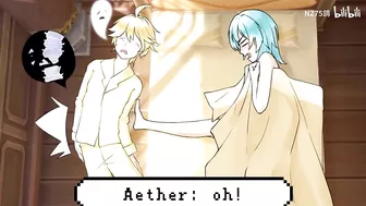 Aether&Eula "Eula take Vengeance on Aether" | genshin harem anime