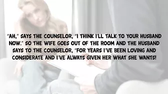 Funny Joke - A Husband And Wife Visit A Marriage Counselor After 20 Years