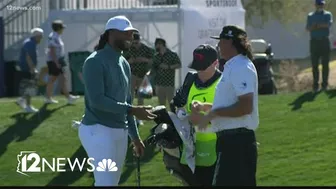 Celebrities show up for the WM Phoenix Open's Pro-Am