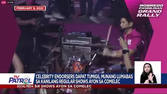 Celebrity endorsers dapat tumigil muna sa paglabas sa regular shows: Comelec | TV Patrol