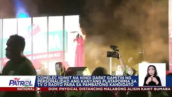 Celebrity endorsers dapat tumigil muna sa paglabas sa regular shows: Comelec | TV Patrol