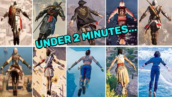 Leap Of Faith Of 22 Playable Characters From Assassin's Creed Games (2007-2022)