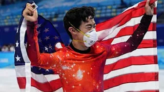 Nathan Chen wins Olympic figure skating gold medal at Winter Games in Beijing