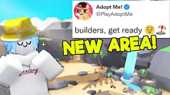 TROPICAL ISLAND AREA in Adopt ME ???? Builders Update Coming! (Roblox)