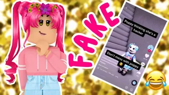 ???? PEOPLE THINK @Rebootedpoppy IS A HACKER?! (roblox drama)