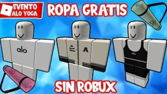 CONSIGUE ROPA y 5 COLCHONETAS de ALO YOGA GRATIS en ROBLOX | EVENTO ROBLOX ALO YOGA