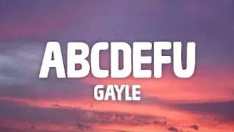 GAYLE - ​abcdefu (Lyrics)