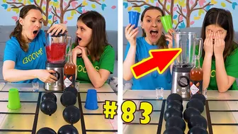 Family Games #83 Balloon Challenge with Funny Reactions