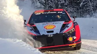 Compilation of Hyundai's Rally Sweden 2022 tests