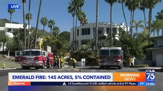 Emerald Fire threatens homes in Laguna Beach