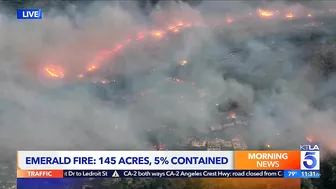 Emerald Fire threatens homes in Laguna Beach