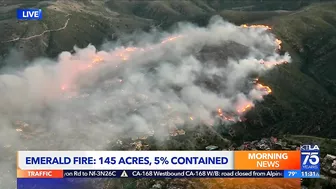 Emerald Fire threatens homes in Laguna Beach