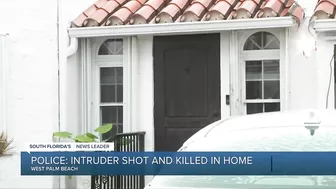 Home intruder fatally shot after startling sleeping couple in West Palm Beach