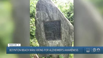 Boynton Beach man hiking Appalachian Trail for Alzheimer's awareness