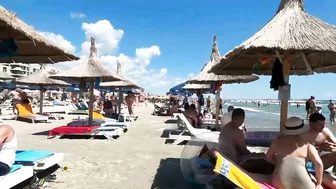 2021 Plaja Crema Beach, Relaxation, Sea, Sun, 4K video, Bikini Beach, Romania Mamaia Beach