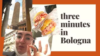 eating around Bologna in 3 minutes | Bologna travel vlog 2022