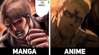 Manga VS Anime - Attack On Titan Season 4 Part 2 Episode 6