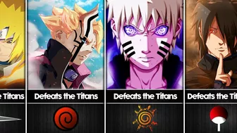 Naruto Characters vs The Rumbling I Anime Senpai Comparisons