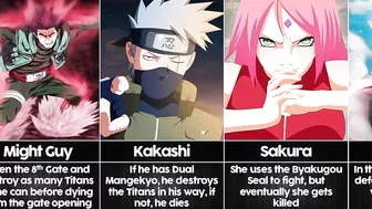 Naruto Characters vs The Rumbling I Anime Senpai Comparisons