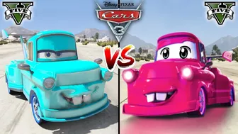 Tokyo Mater VS Anime Tokyo Mater (Cars Toons) in GTA 5 - WHO IS BEST?