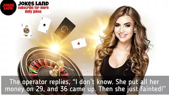 Joke Dirty Funny / a lady is having a bad day at the roulette...