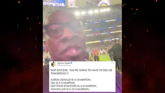 Celebrities REACT LA Rams vs Bengals Super Bowl (Lebron James, Stephen A Smith)