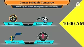 NBA STANDINGS as of February 14 2022 | NBA GAME RESULT TODAY  NBA Game SCHEDULE TOMORROW February 15