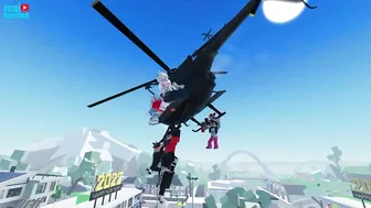 Horee Ada Helikopter Helicopter di Brookhaven City - Animasi Roblox