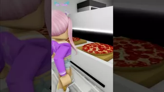 LA MUERTE DE LA PIZZA EN ROBLOX BROOKHAVEN ???? #shorts