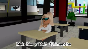 mes hier on était Dimanche (roblox)