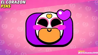 Brawlentines Skin Pins | Brawl Stars