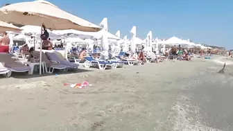 Plaja Mystic Beach, Relaxation, Sea, Sun, 4K video, Bikini Beach, Romania Mamaia Beach.