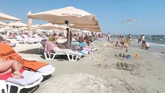 Plaja Mystic Beach, Relaxation, Sea, Sun, 4K video, Bikini Beach, Romania Mamaia Beach.