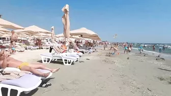 Plaja Mystic Beach, Relaxation, Sea, Sun, 4K video, Bikini Beach, Romania Mamaia Beach.