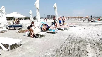 Part 3 Plaja Saint Maxime Beach, Relaxation, Sea, Sun, 4K video, Bikini Beach, Romania Mamaia Beach.