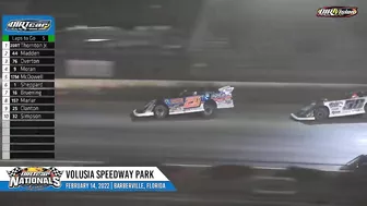 DIRTcar Late Models Volusia Speedway Park February 14, 2022 | HIGHLIGHTS