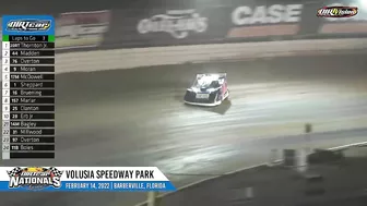 DIRTcar Late Models Volusia Speedway Park February 14, 2022 | HIGHLIGHTS