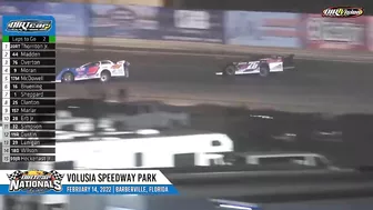 DIRTcar Late Models Volusia Speedway Park February 14, 2022 | HIGHLIGHTS