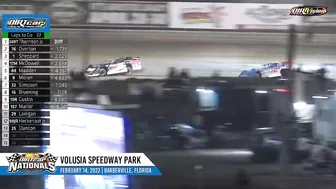 DIRTcar Late Models Volusia Speedway Park February 14, 2022 | HIGHLIGHTS