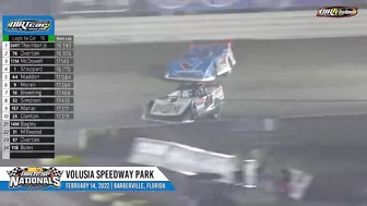 DIRTcar Late Models Volusia Speedway Park February 14, 2022 | HIGHLIGHTS