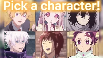 PICK AN ANIME CHARACTER! YOUR ANIME CITY