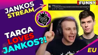 G2 Jankos About Relationship With G2 Targamas [FUNNY]