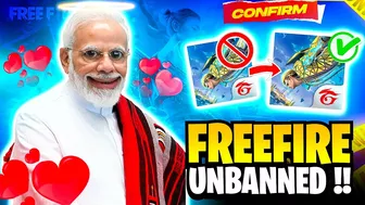 Free Fire UNBANNED !!????