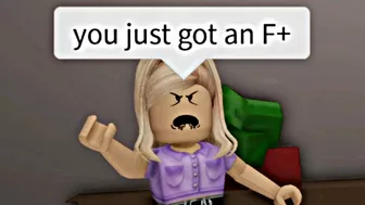 When you get bad grades (meme) ROBLOX