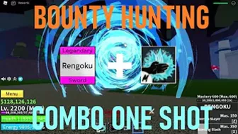 『Rengoku + Sharkman』Bounty Hunting Montage | Blox Fruits | Update 17 | GL Roblox