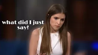 Anna Kendrick being a natural comedian for 3 minutes straight