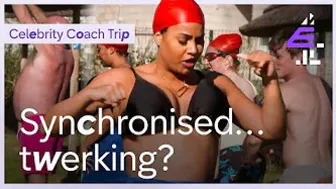 Bizarre TWERKING Underwater to Dancing Queen by ABBA! | Celebrity Coach Trip | E4