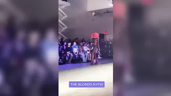 Adam Lambert on TikTok, at The Blonds runway show, February 16