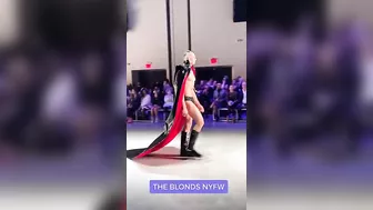 Adam Lambert on TikTok, at The Blonds runway show, February 16