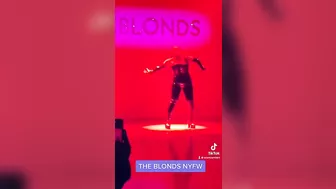 Adam Lambert on TikTok, at The Blonds runway show, February 16